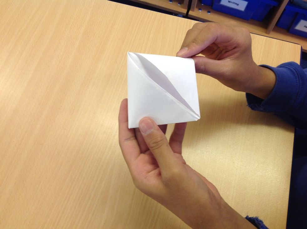 It will look like this from the top.