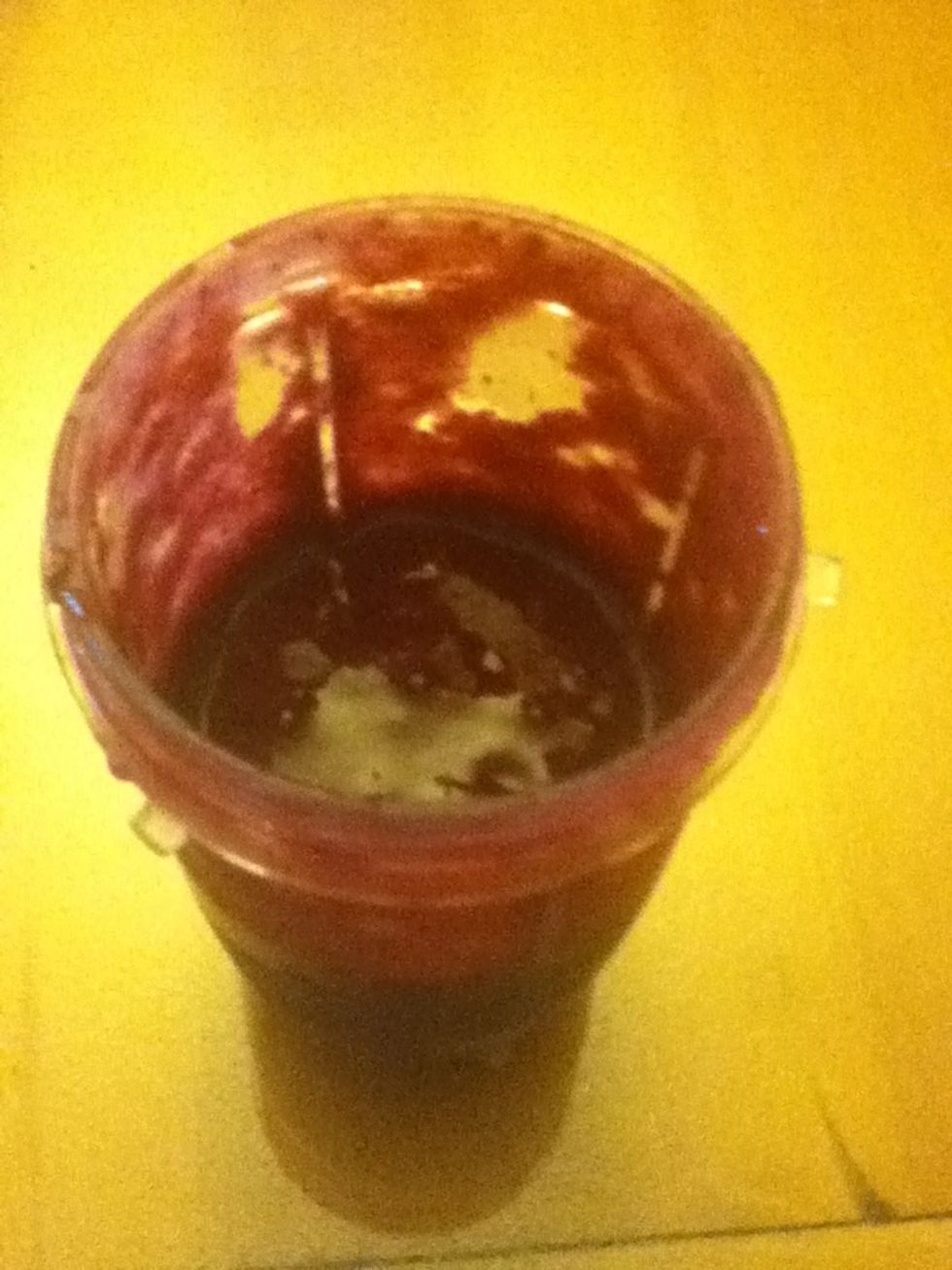 It will look like this (trust me, it tastes better than it looks lol)