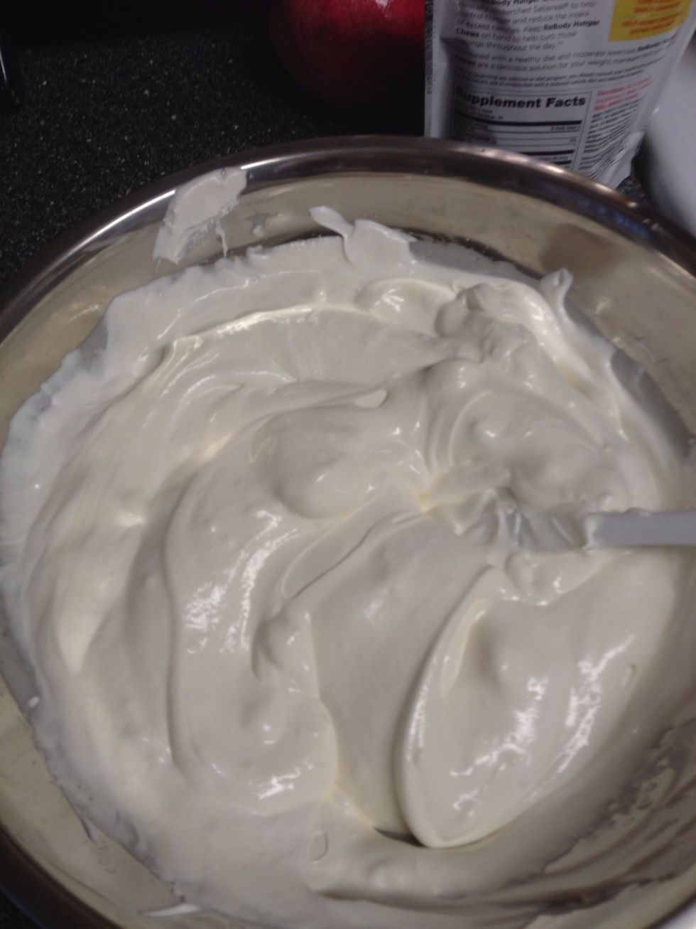 It will look like this when you're done folding