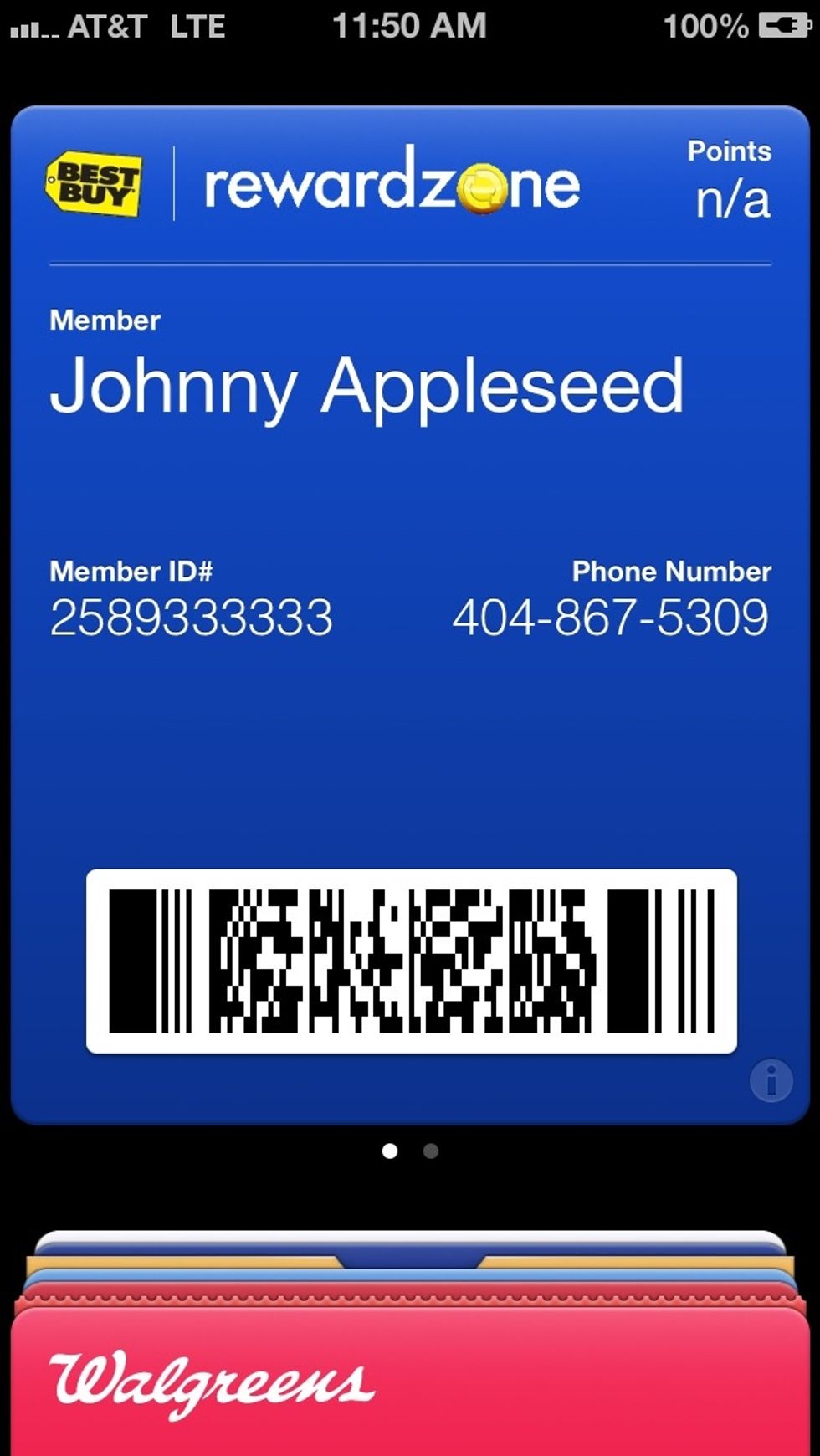 It will now appear in your passbook
