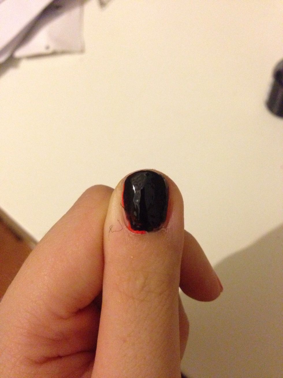 It will now paint like a dream! (Excuse the red undercoat, i couldnt be arsed to take it off- whoops!)