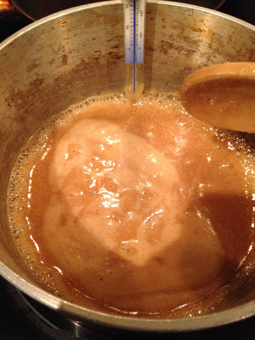 It will start to froth up