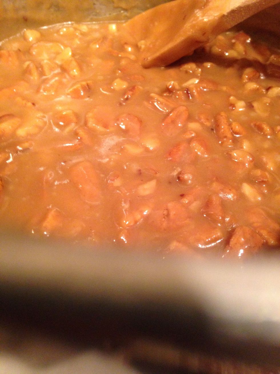 It will start to turn opaque.