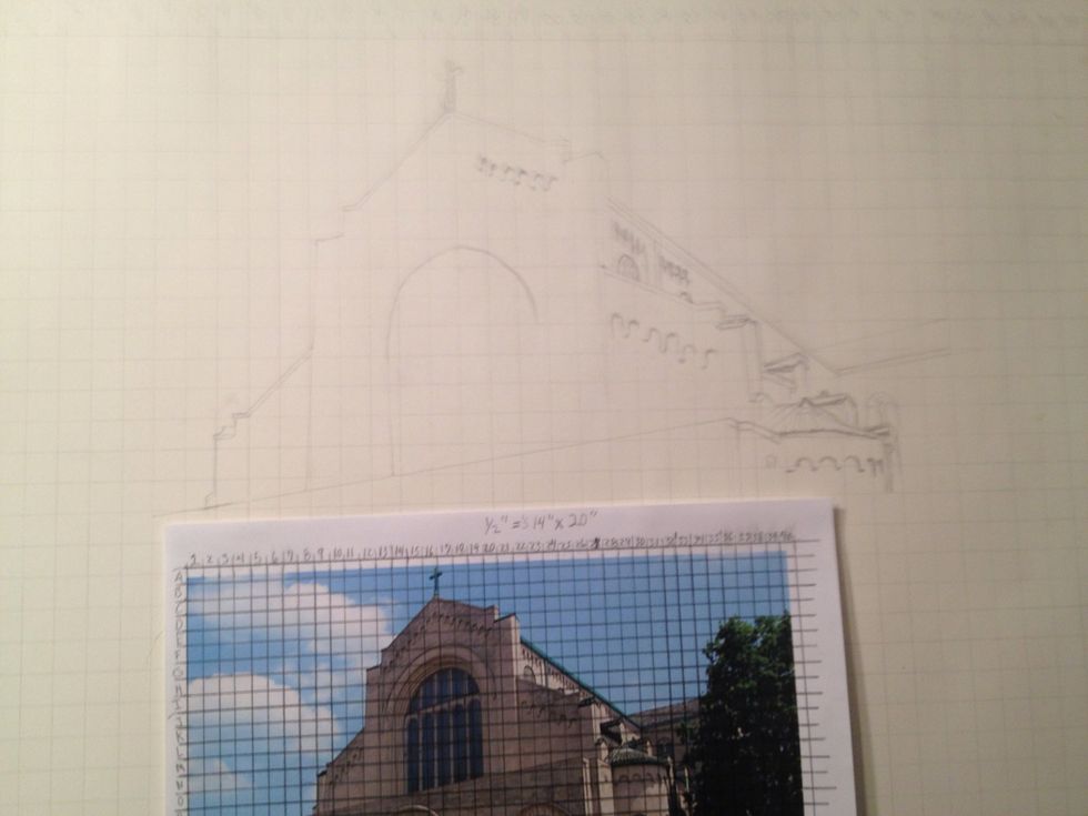It will take a little bit to get the hang of connecting squares but once you see the grid as a tool of measurement things get a lot easier!