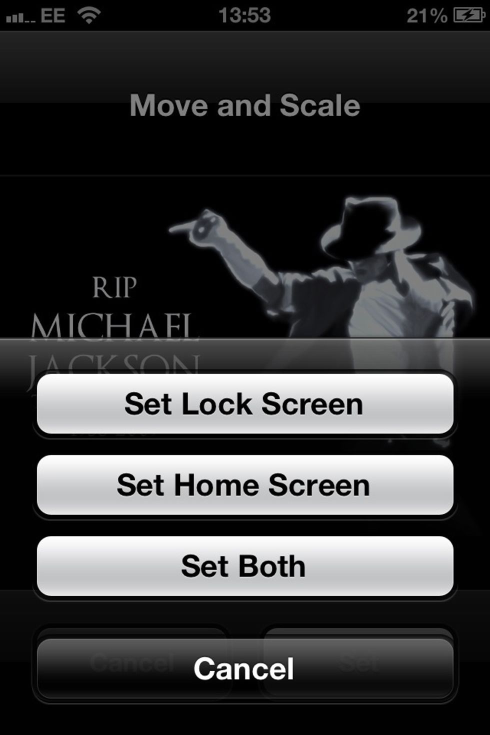 It will then say this,click 'set lock screen'