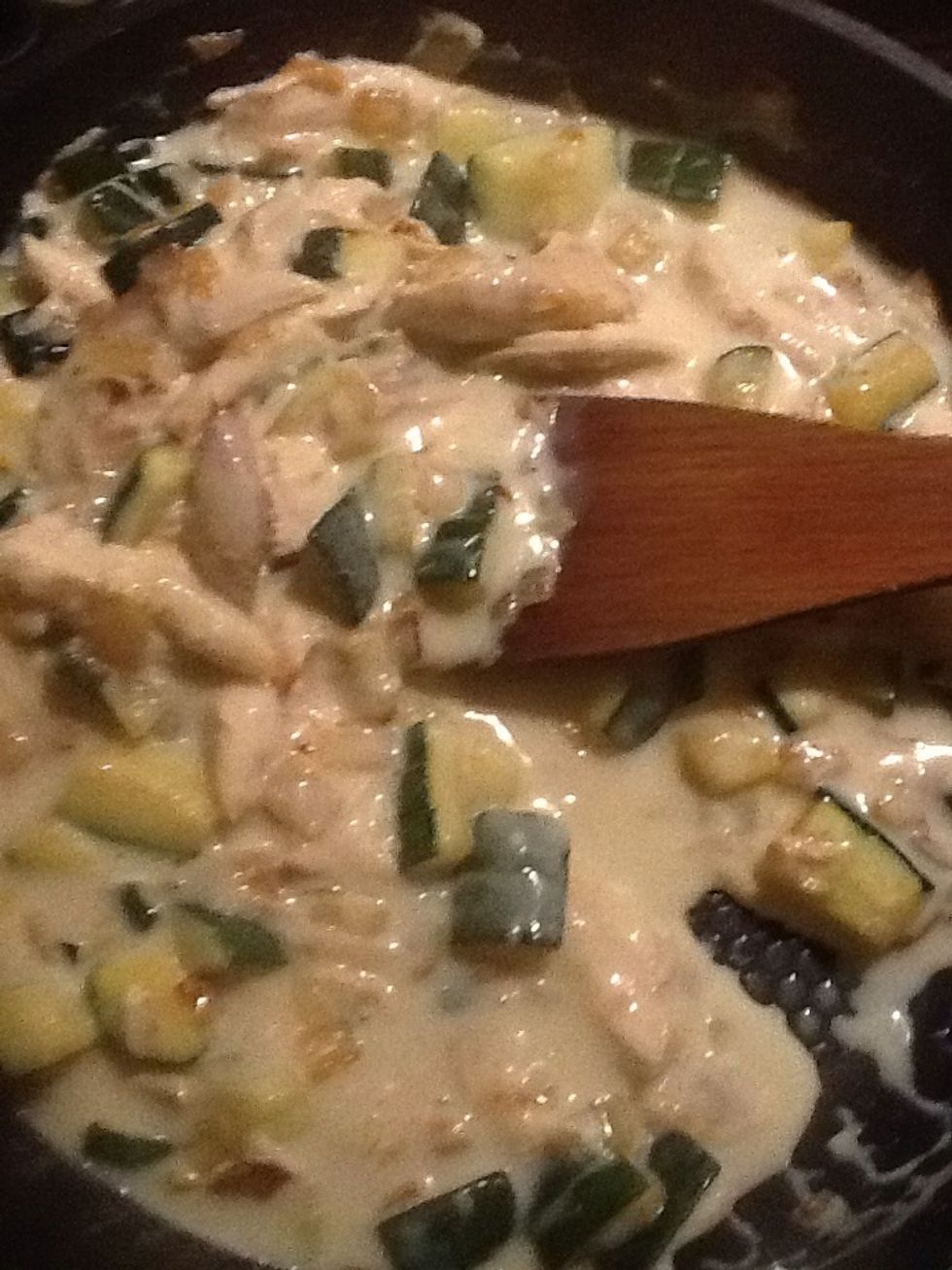 It will thicken in a few seconds