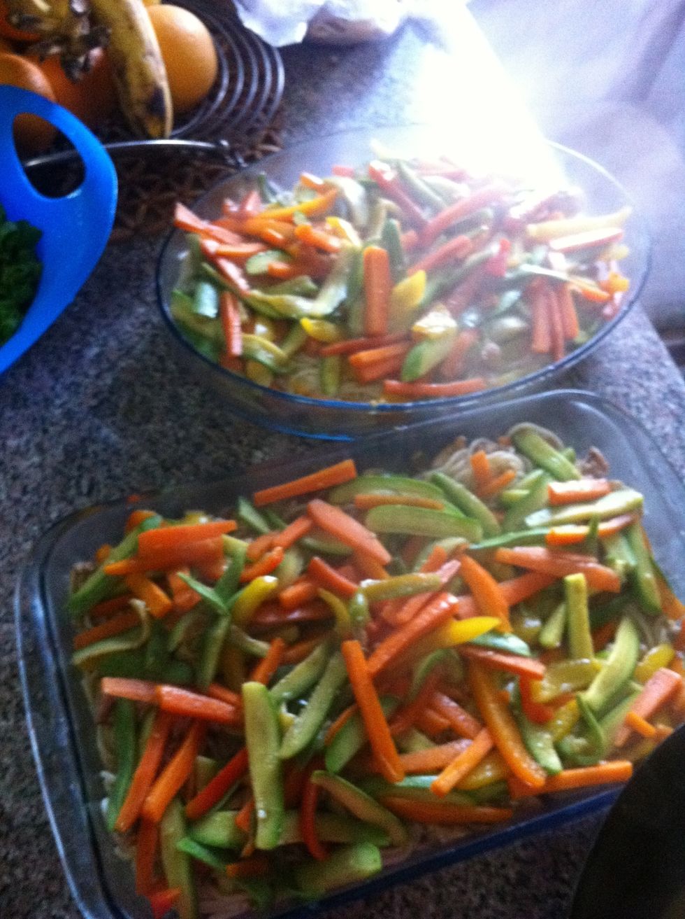 It will turn out to be like this.. :) am doin two big plate coz we r big family ;D