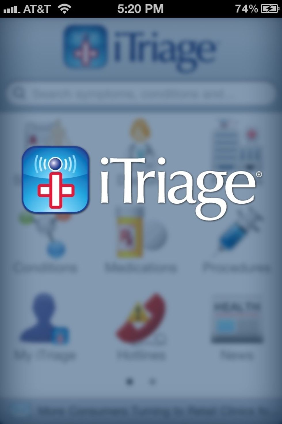iTriage was created by medical professionals.