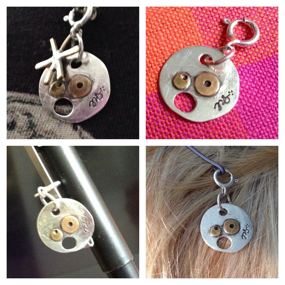 Its a great charm bracelet! Add charms to any link or segment. (These are JoeBobLeigh #facesinplaces Charms.)