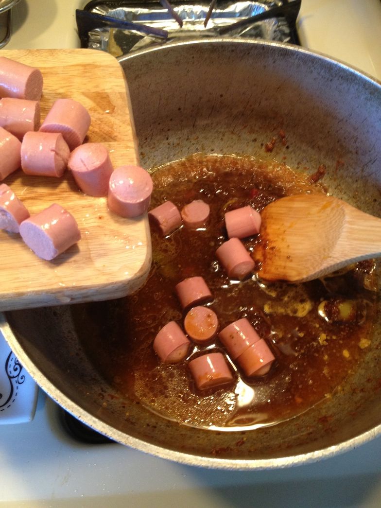 Rice with Vienna Sausage - Instant Pot - Aida's Kitchen