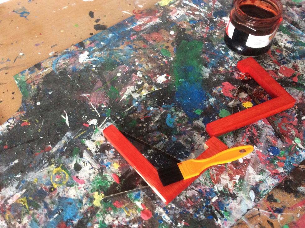 Jag betsade mitt r\u00f6tt