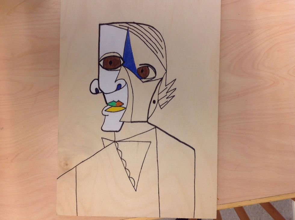 Jag har b\u00f6rjat f\u00e4rgl\u00e4gga mitt portr\u00e4tt h\u00e4r. T\u00e4nk p\u00e5 f\u00e4rgerna och vad de ger f\u00f6r k\u00e4nsla!