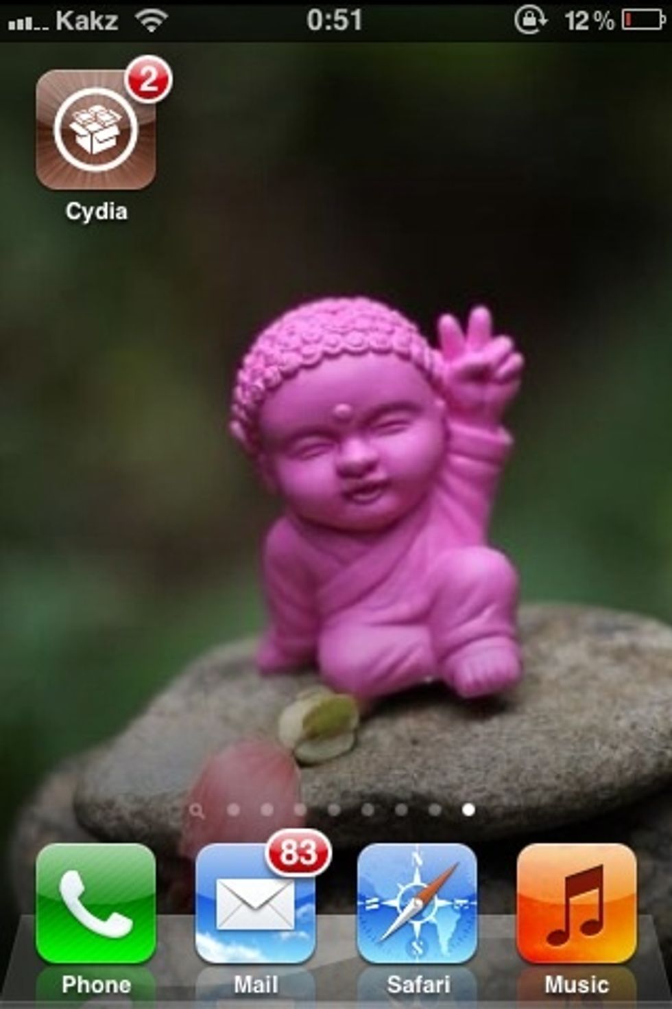 Jail broken iPhones has this app " CYDIA"