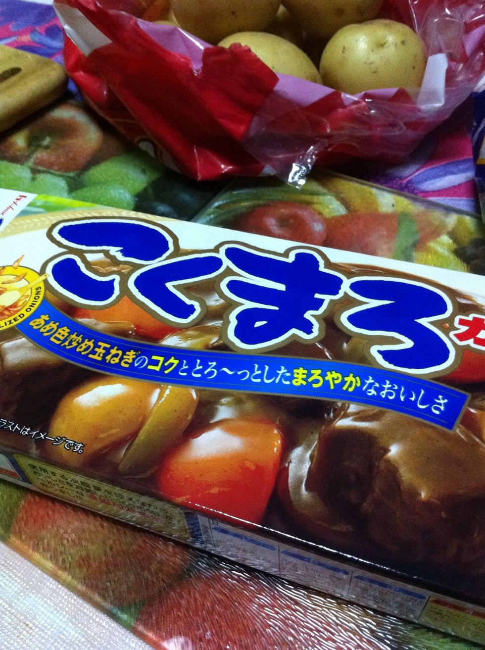 Japanese curry mix!