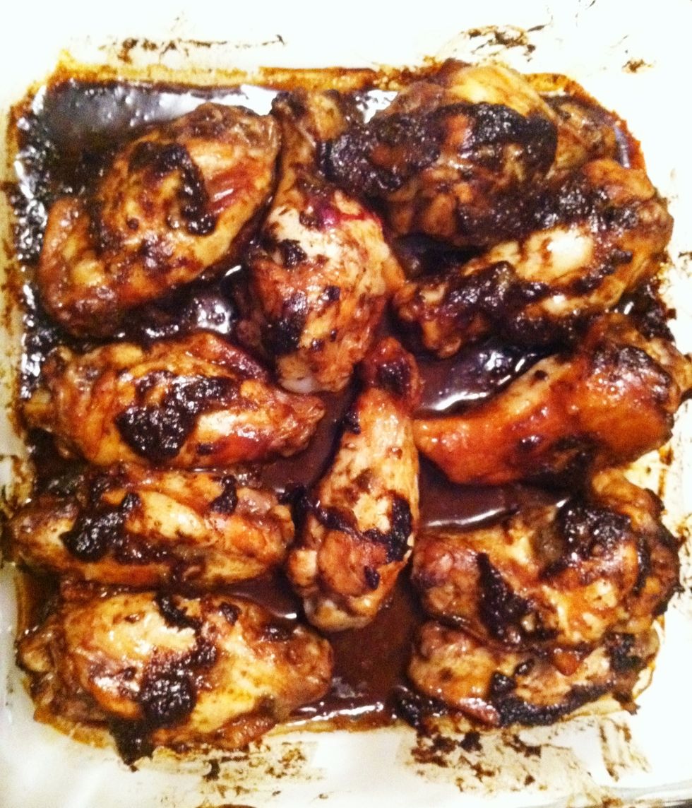 Jerk chicken goes great with baked pasta. It's worth trying.  https://snapguide.com/guides/make-authentic-jamaican-jerk-chicken/