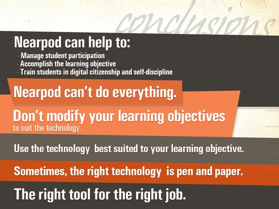 Join a Nearpod Session to exchange ideas with top educators and learn from their experiences. Stay tuned via #NPSessions on Twitter.