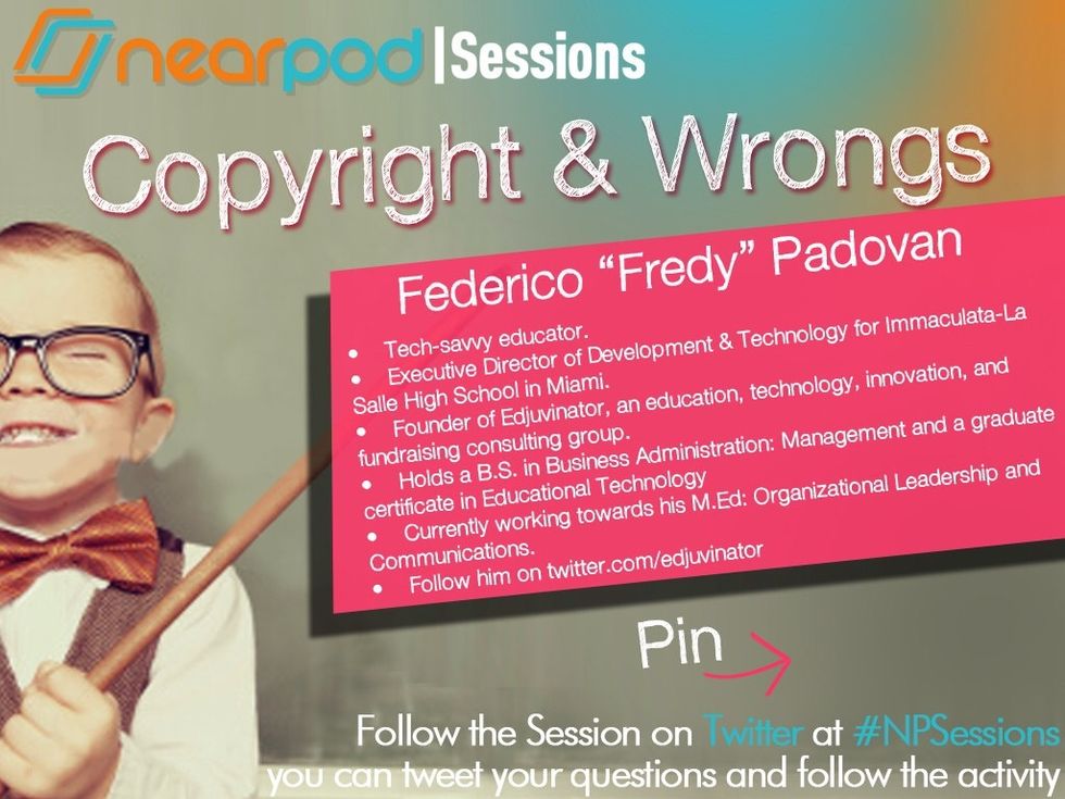 Join a Nearpod Session to exchange ideas with top educators and learn from their experiences. Stay tuned via #NPSessions on Twitter. Learn more at nearpod.com/sessions.