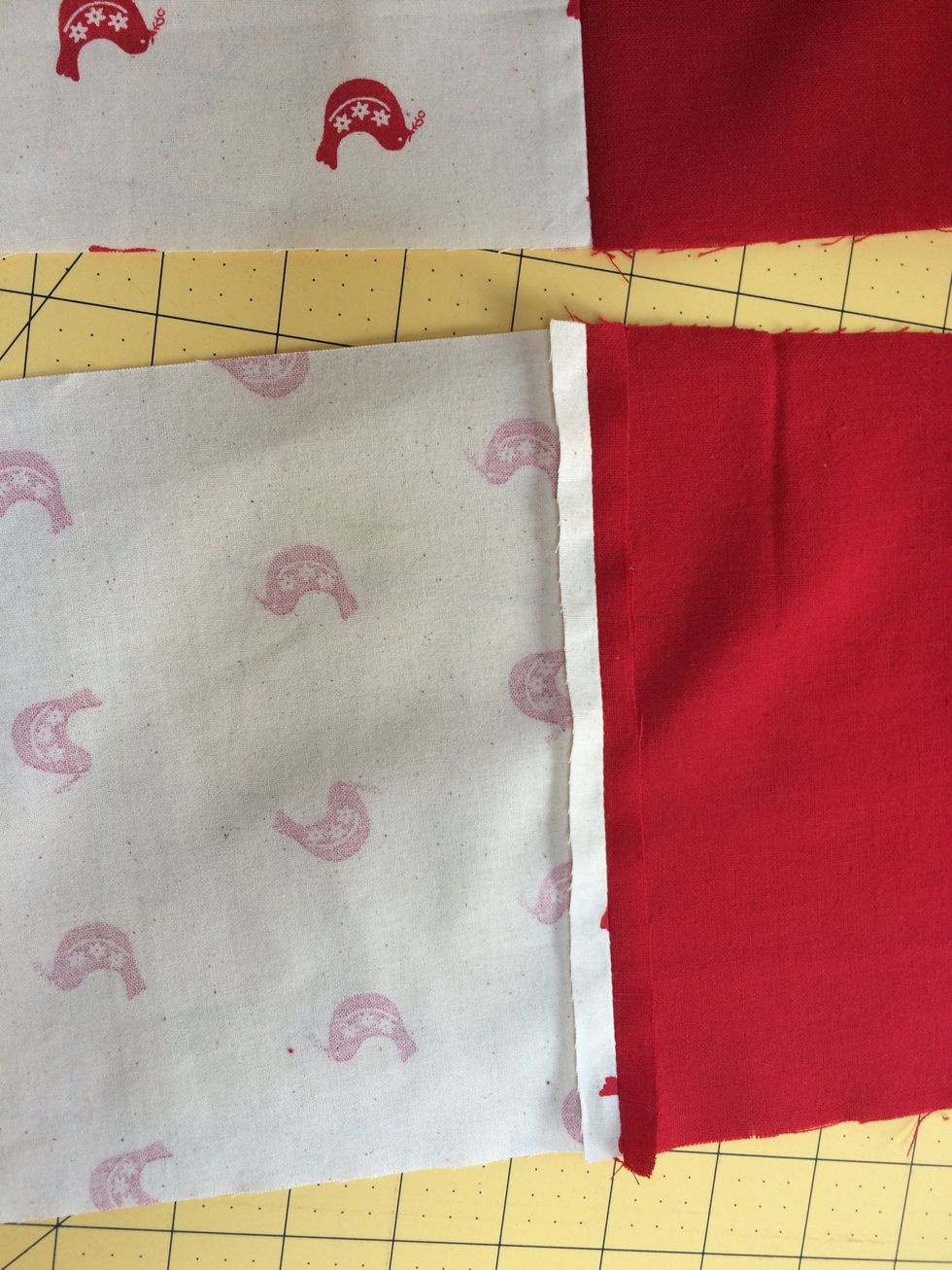 Join each main stocking to corresponding lining at the top only