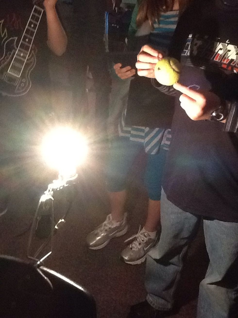 Jordan (who was my partner) doing what the Earth does