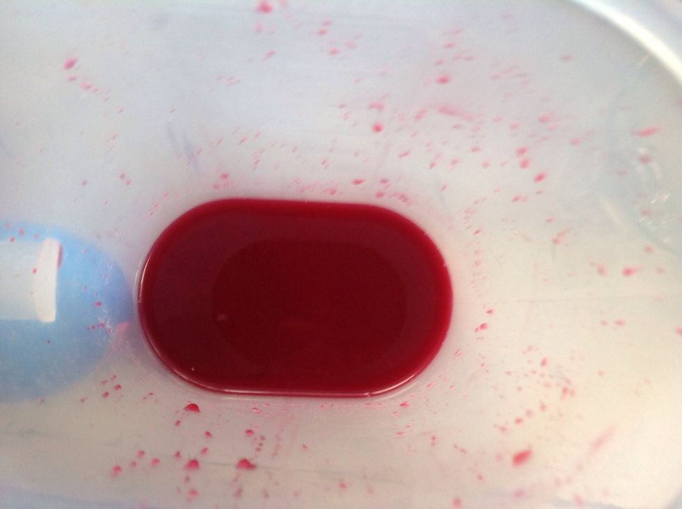 Juice 250ml into a measuring cup and use a sieve so to just get juice