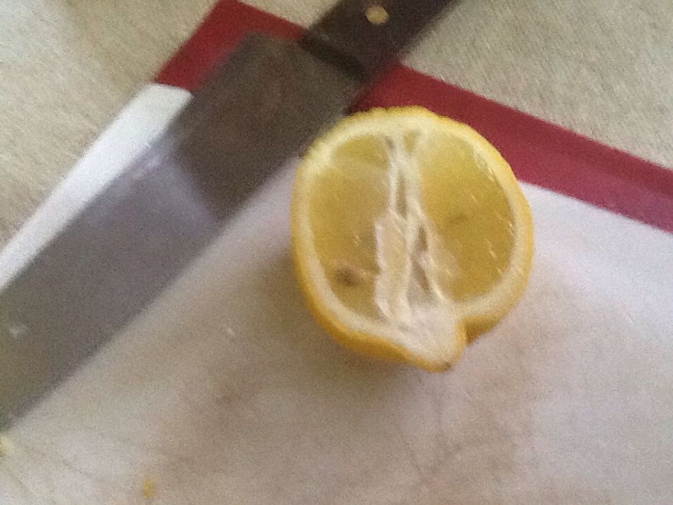 Juice of one lemon