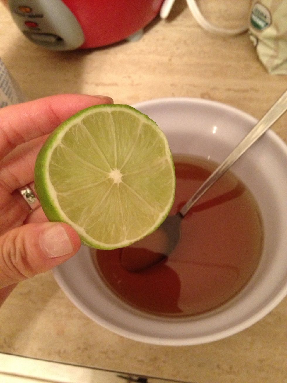 Juice of one lime.