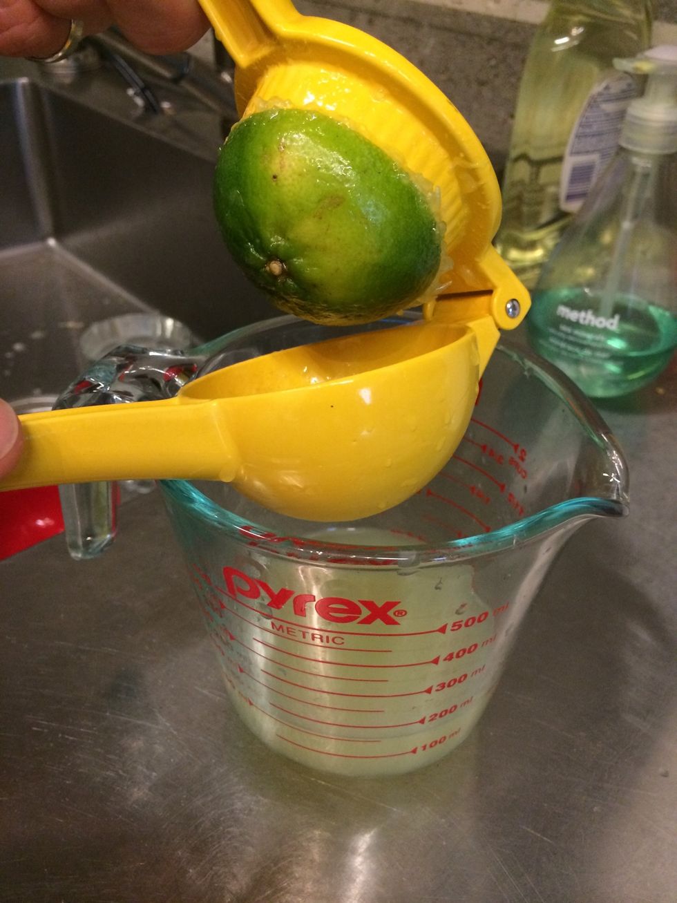 Juice your lime.