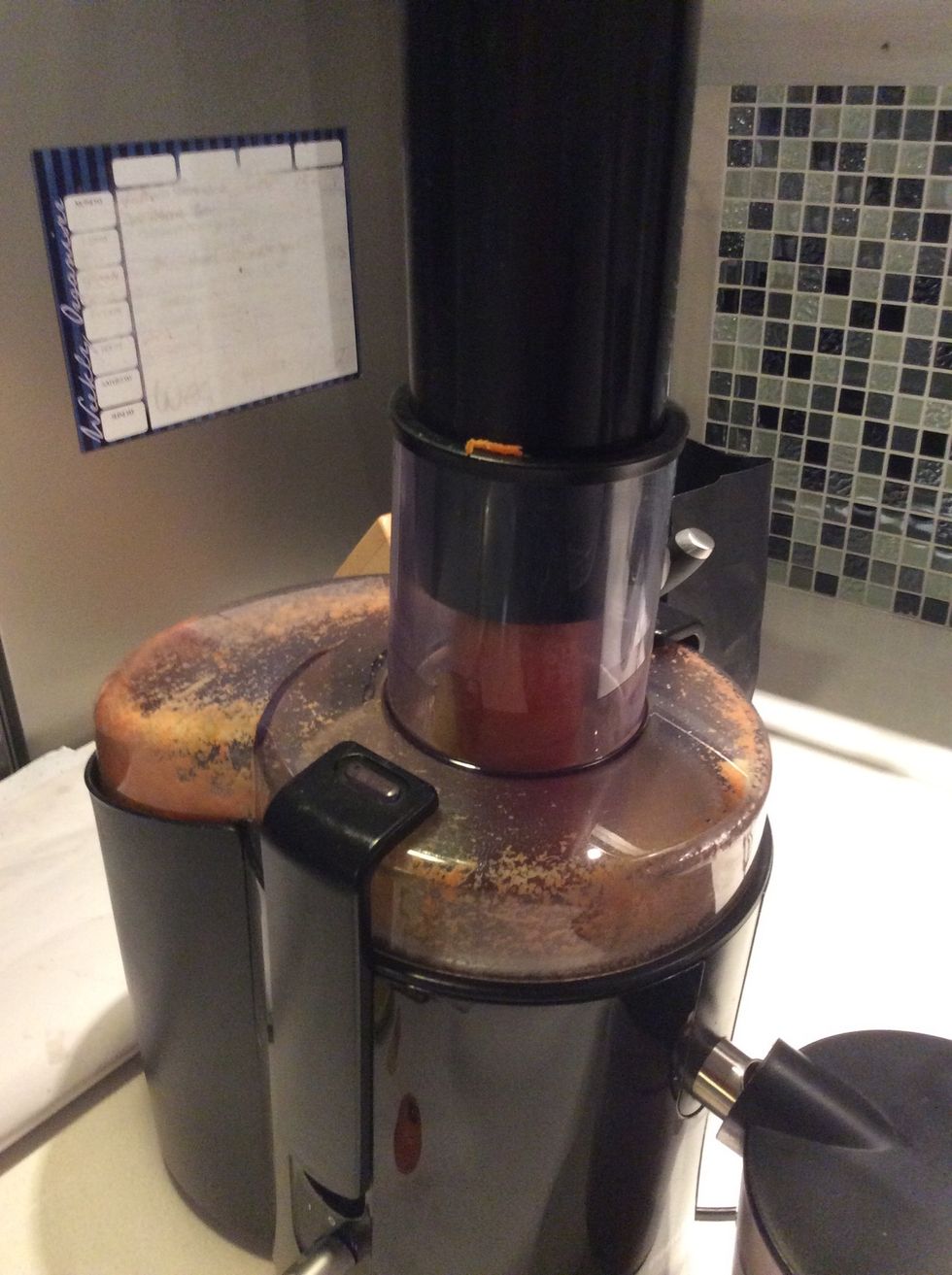 Juicing.