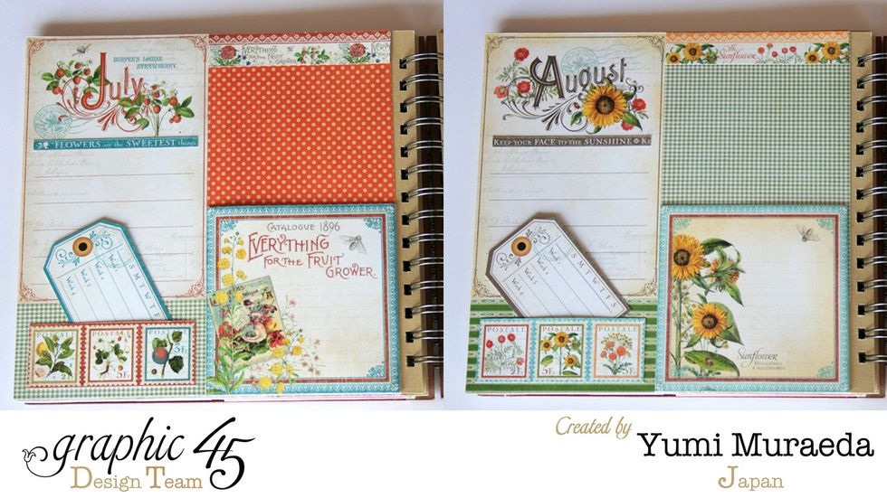 July and August Layout