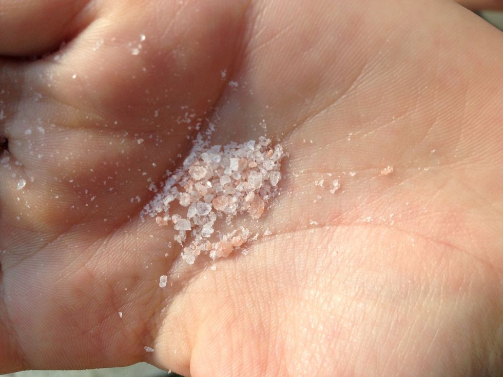 Just a pinch will do it.