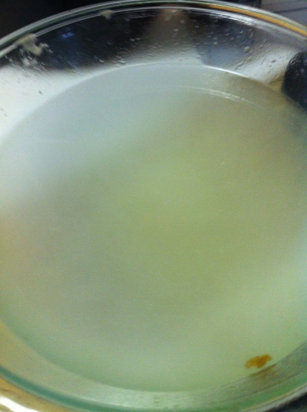 Just add hot water and scrub now or later. :)