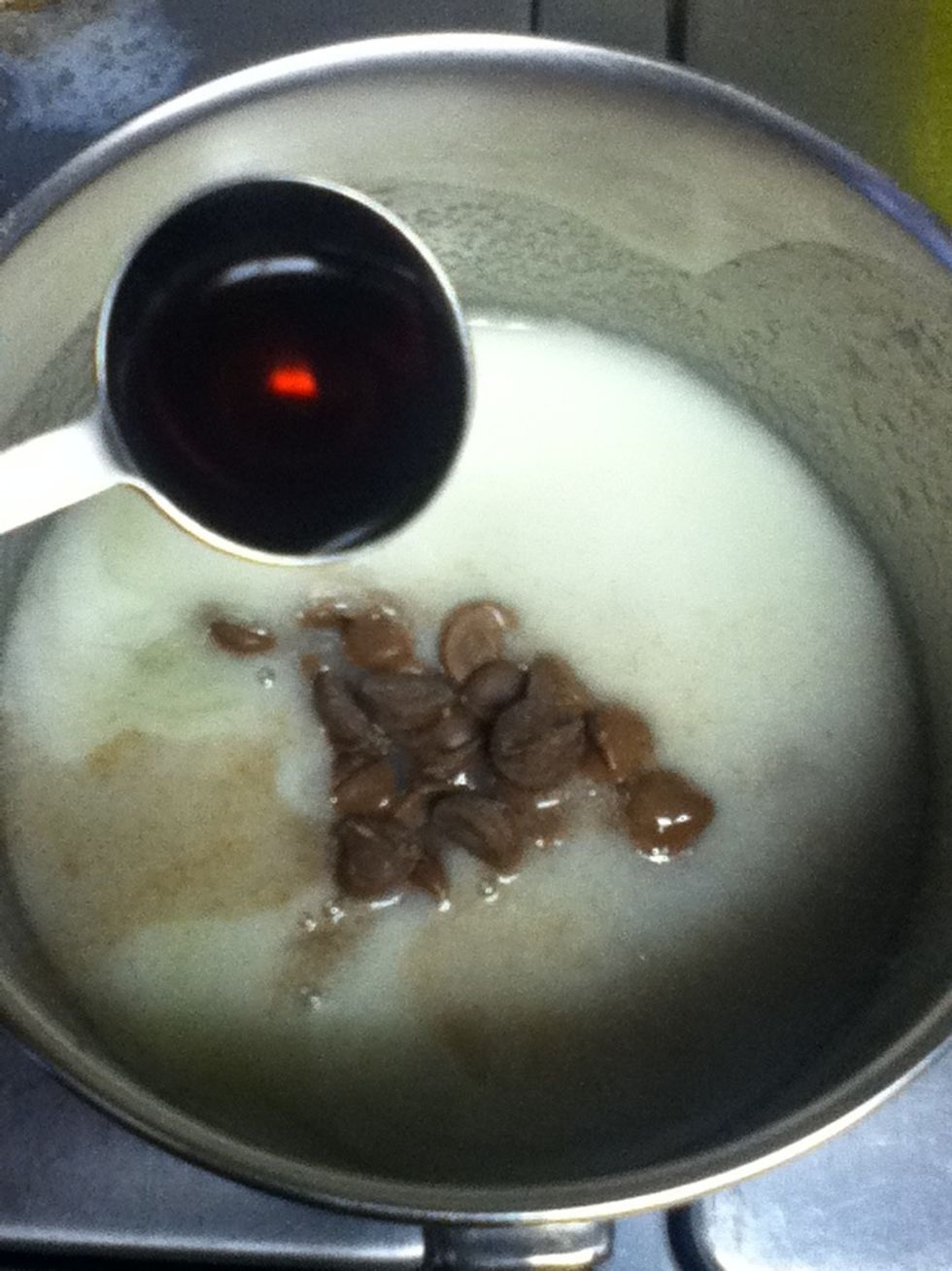 Just adding vanilla extract....