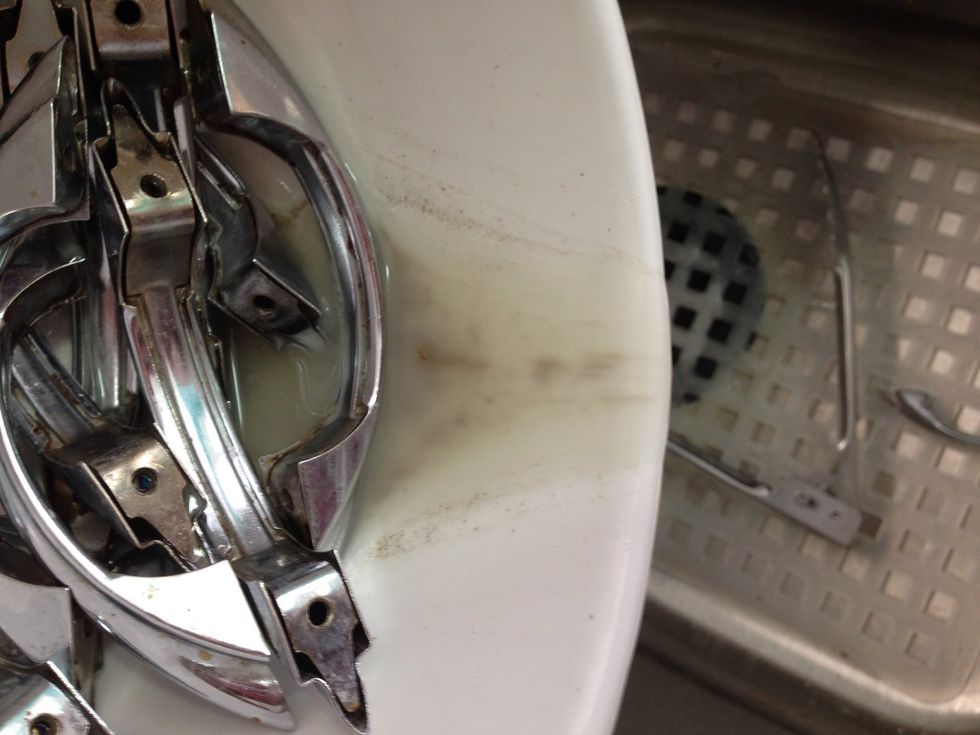 Just another crud shot. In case you didn't quite see all the gunk and filth that was liberated from these things.