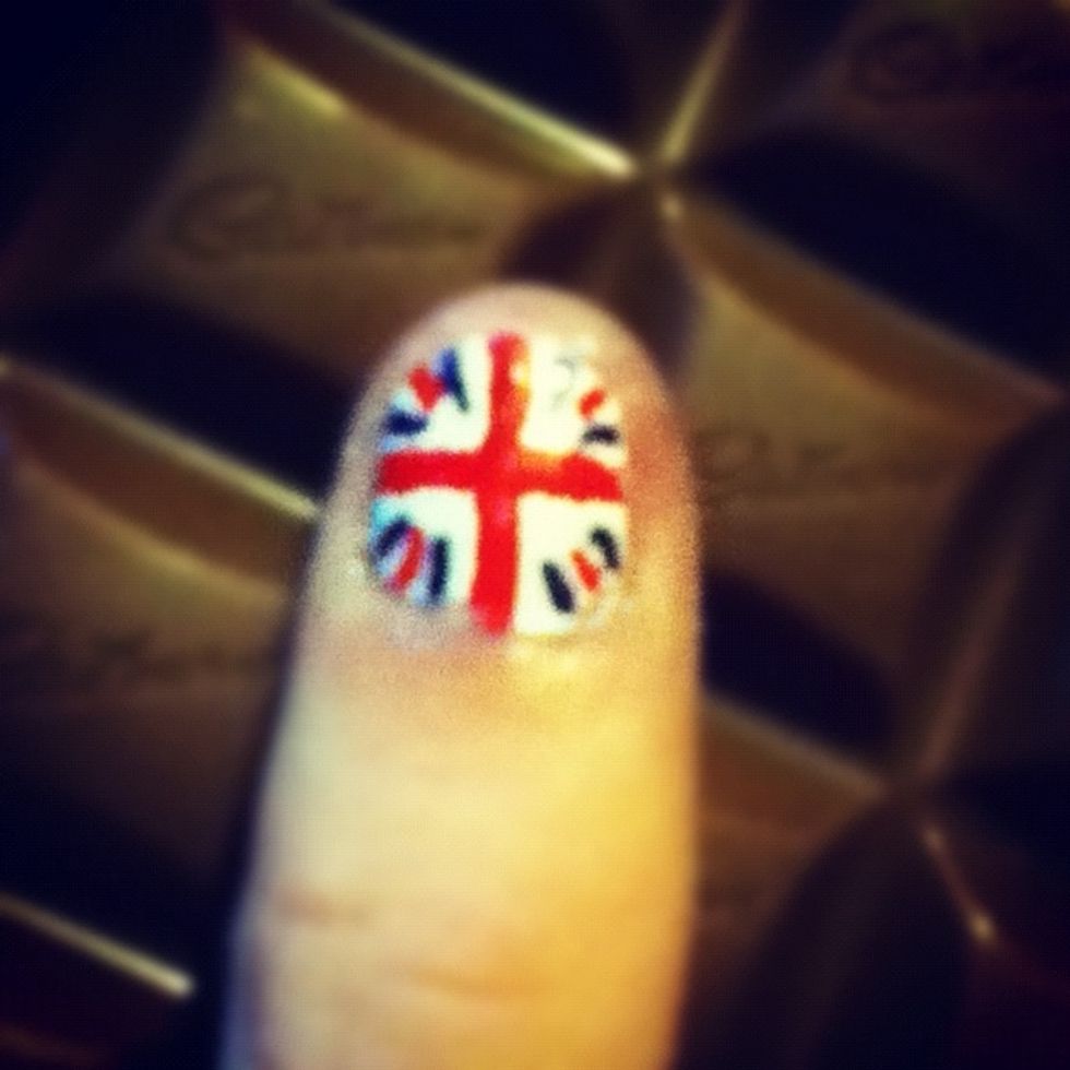 Just as an add on, i painted the union jack on my nails for the queens jubilee :)