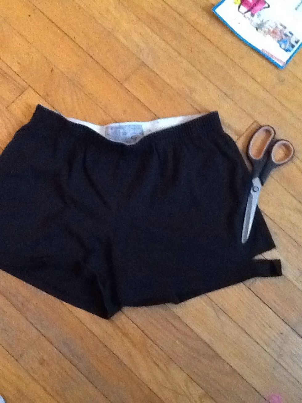 Just as if you are going to do a lace up shirt, you want to start near the bottom and cut I slit