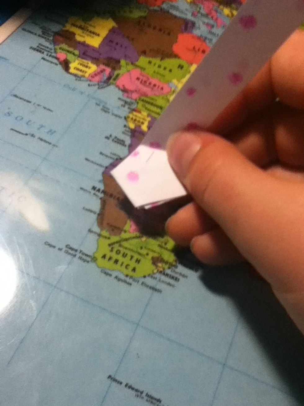 Just continue through the whole strip