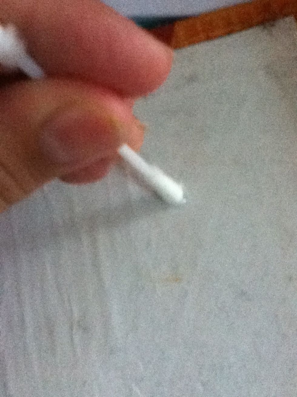 Just dip it on clear polish