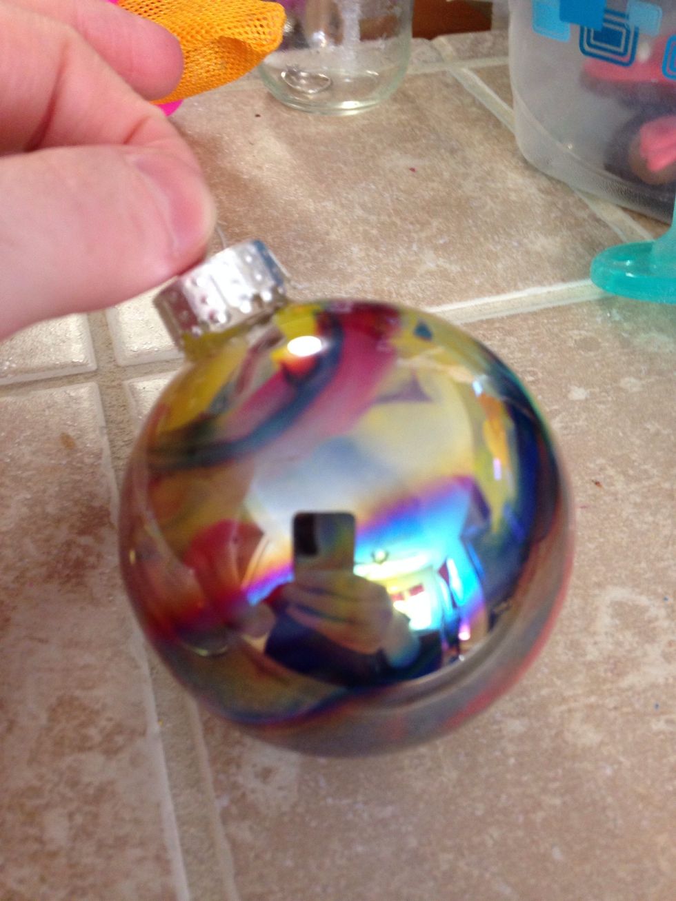 Just don't add too many colors or too many shards at once or you get a muddy mess. Oops.