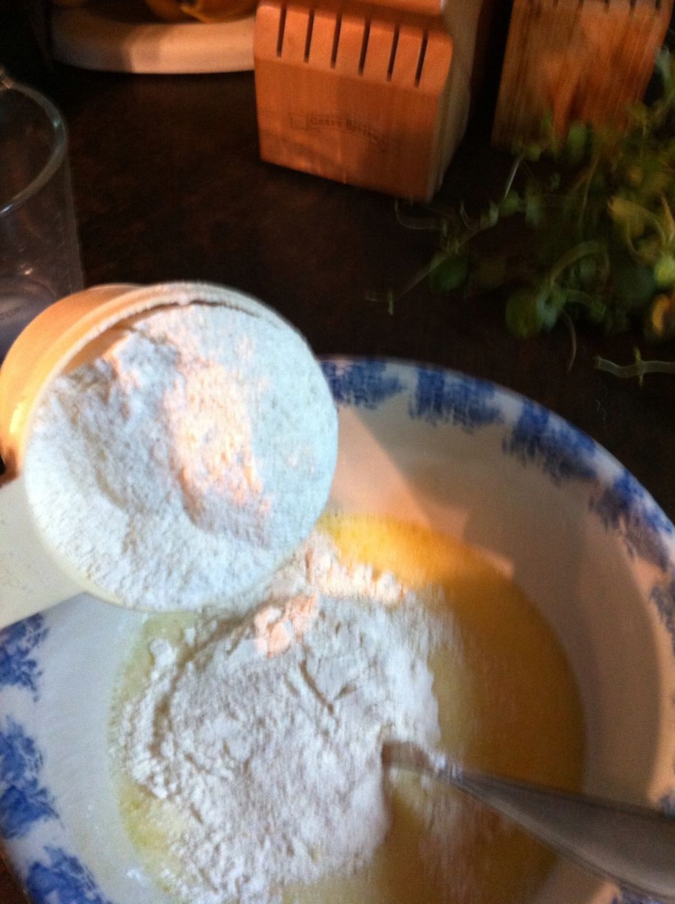 Just dump that all in the egg mix.