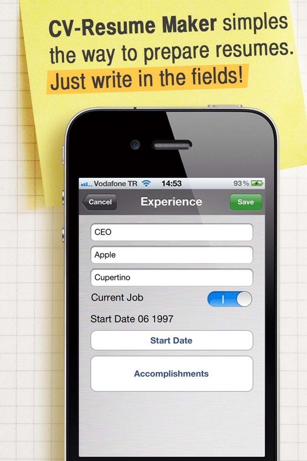 Just fill out the forms in the proper categories. Experiences, education background, skills, references etc. You can also add profile pictures on your resumes if you want.