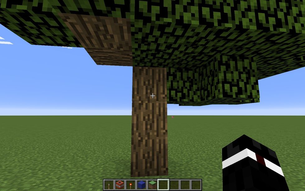 How to make a exploding tree in minecraft! B+C Guides