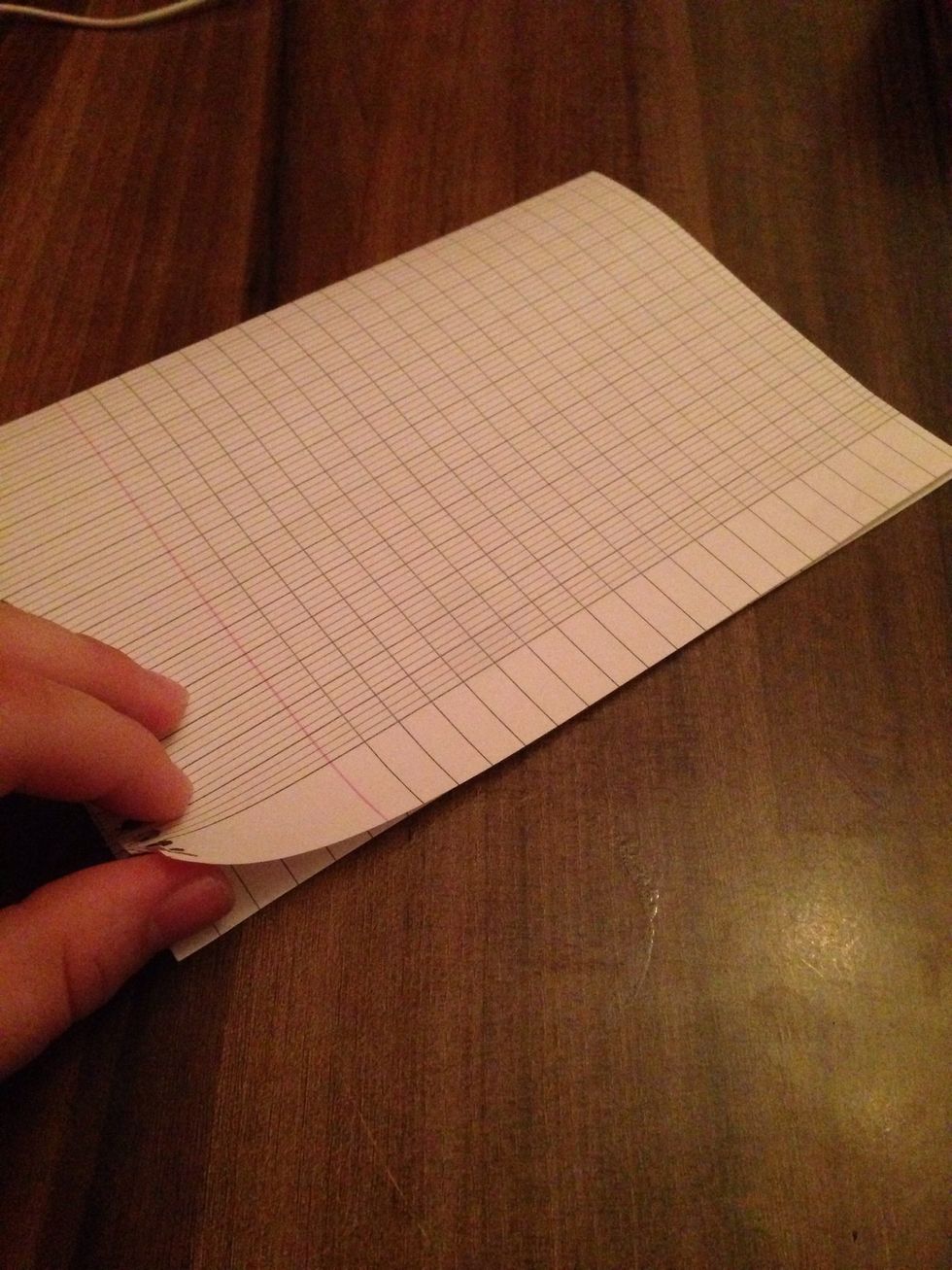 Just follow my simple steps And lap your paper in the center