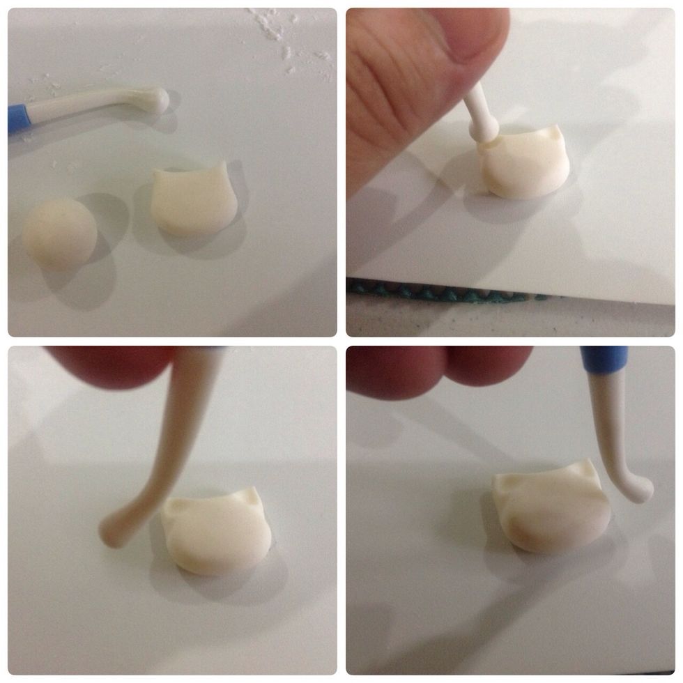 Just follow the pic from top left going to the right! :)