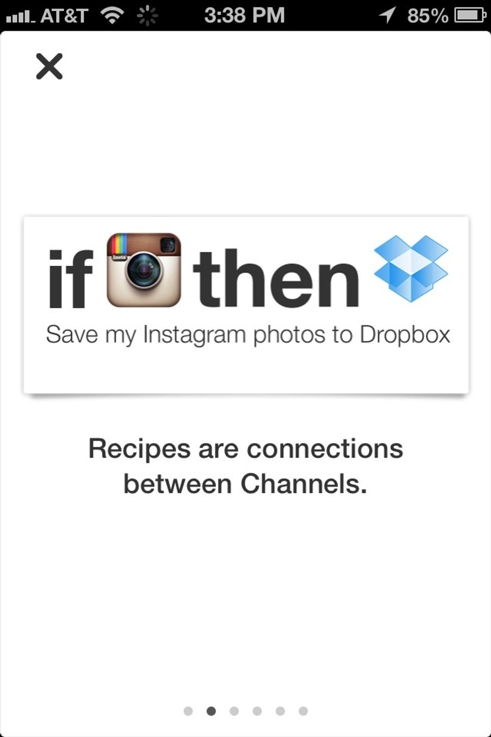 Just keep this in mind. "If _____ happens then _____ happens". In the example above it'll save any image you post on Instagram in a specified folder in your drop box for you.