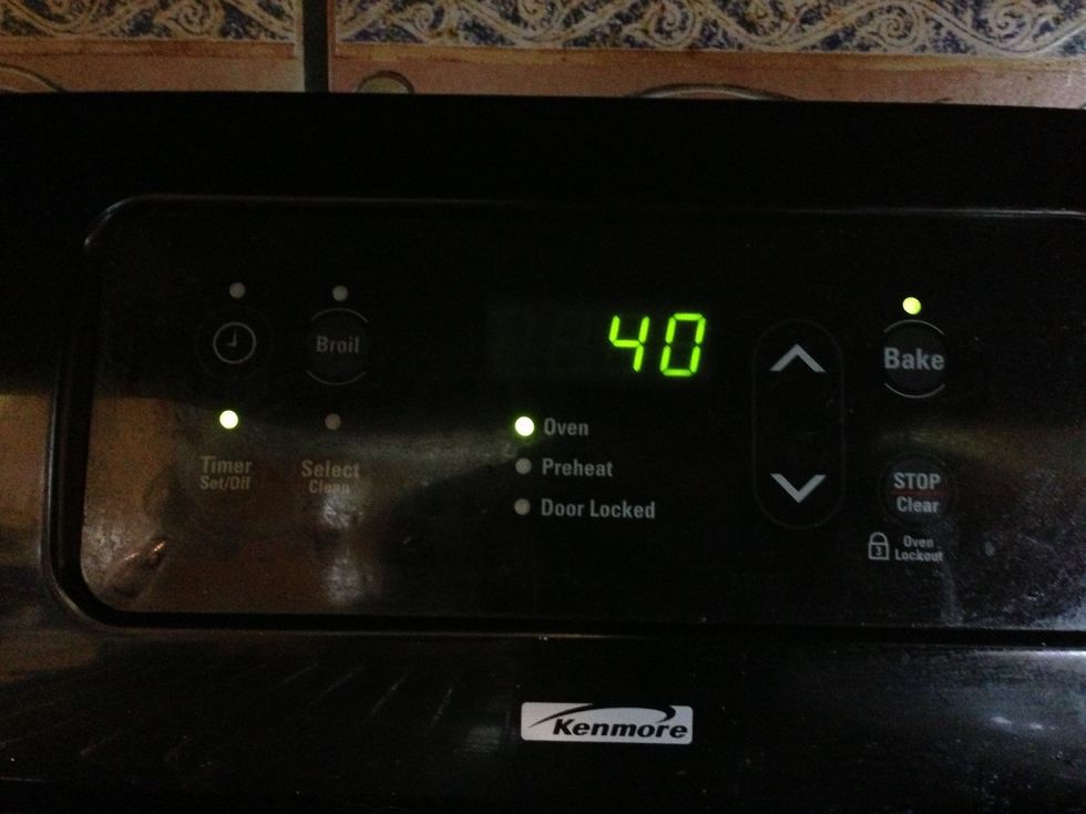 Just kidding, 40 minutes should do the trick.