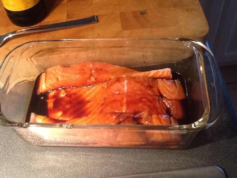 Just leave the salmon as is for now