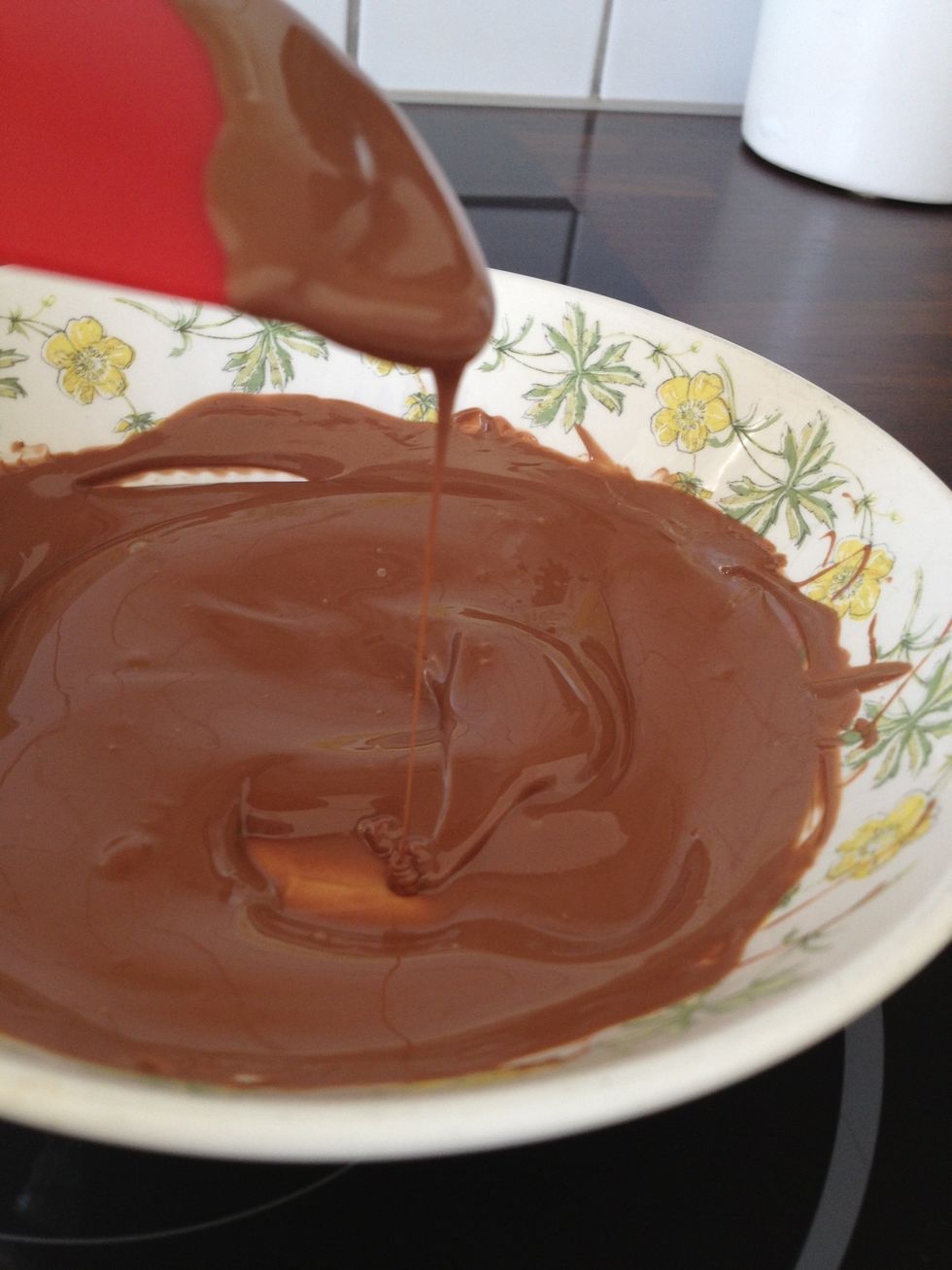 Just let it cool down for a couple of minutes