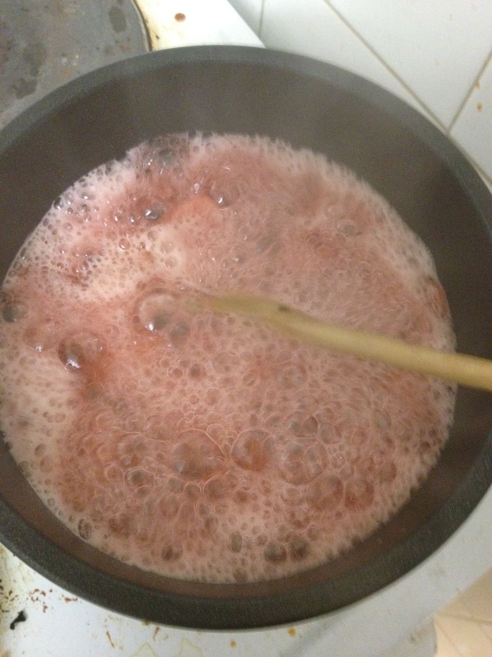 Just let it reduce gently, keep stirring.