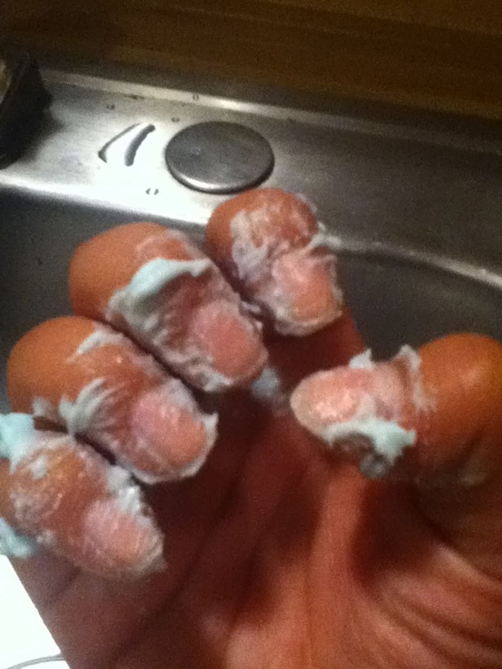 Just let it sit for a while before washing it off.