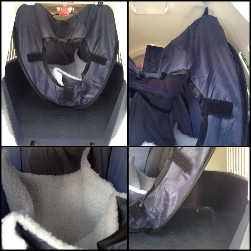 Just line the bottom with news paper and you're away :)